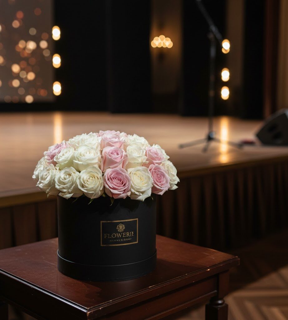 Elegancki, okrągły Flower Box Elegancki, okrągły Flower Box